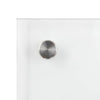 stænkplade 90x40 cm hærdet glas gennemsigtig