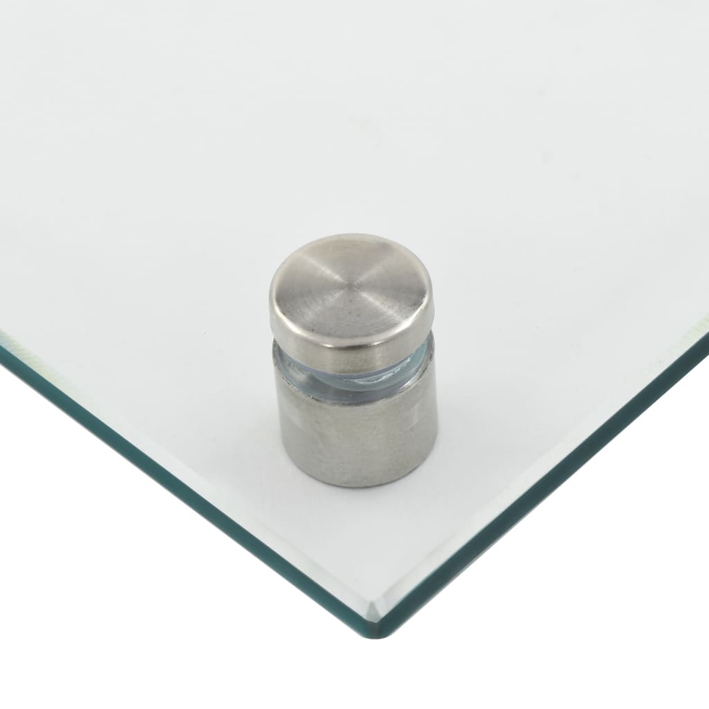 stænkplade 90x40 cm hærdet glas gennemsigtig