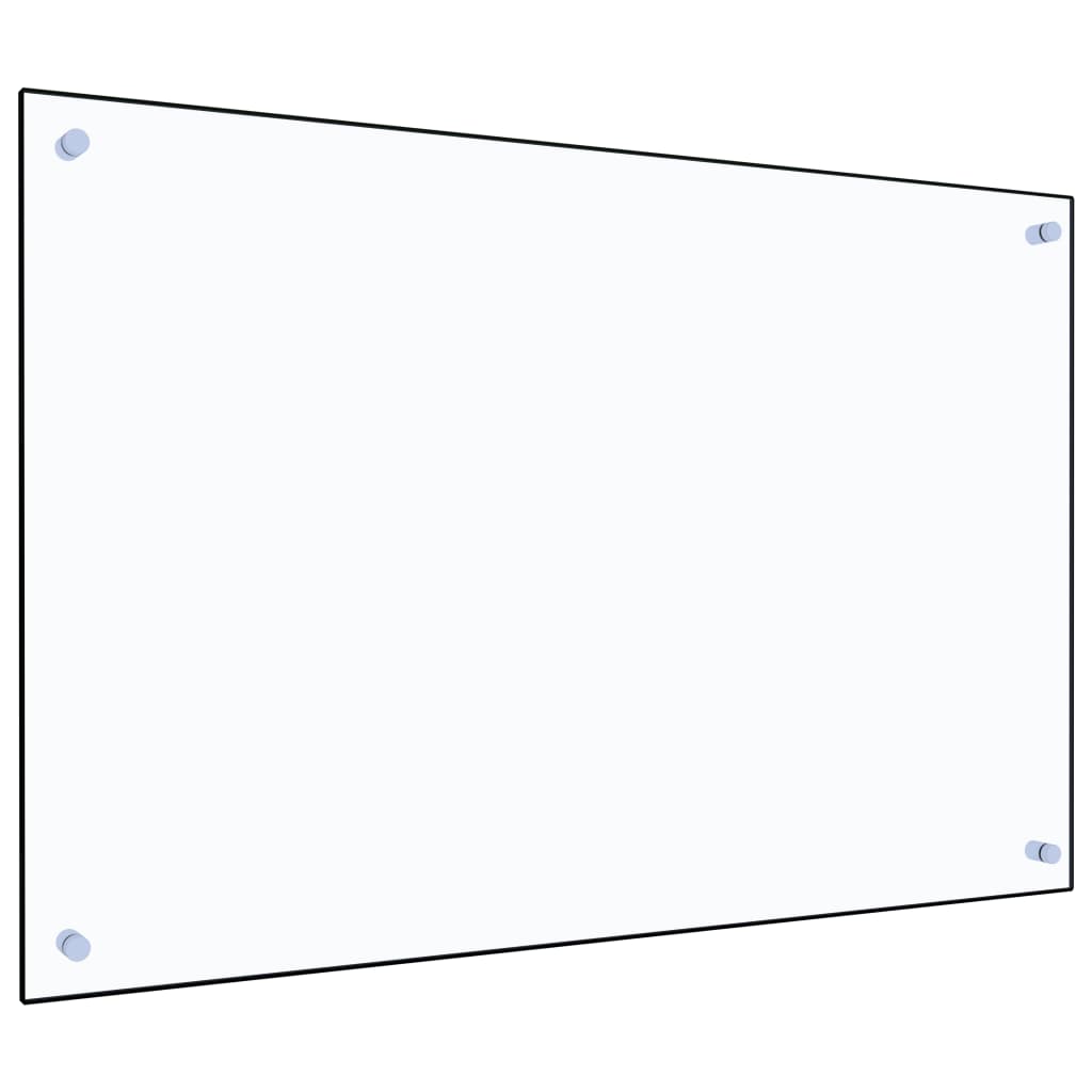 stænkplade 90x60 cm hærdet glas gennemsigtig