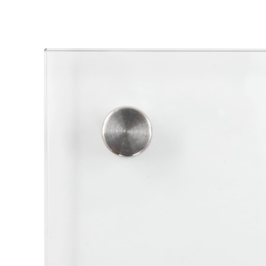 stænkplade 100x60 cm hærdet glas gennemsigtig