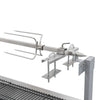 elektrisk grill med rotisserie rustfrit stål