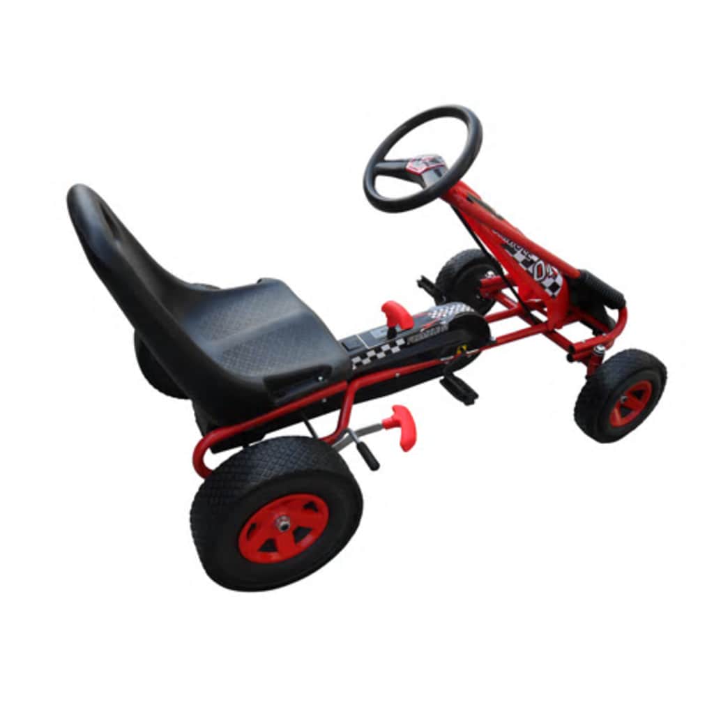 pedal-gokart til børn rød
