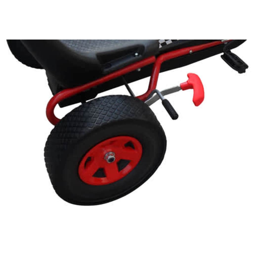 pedal-gokart til børn rød