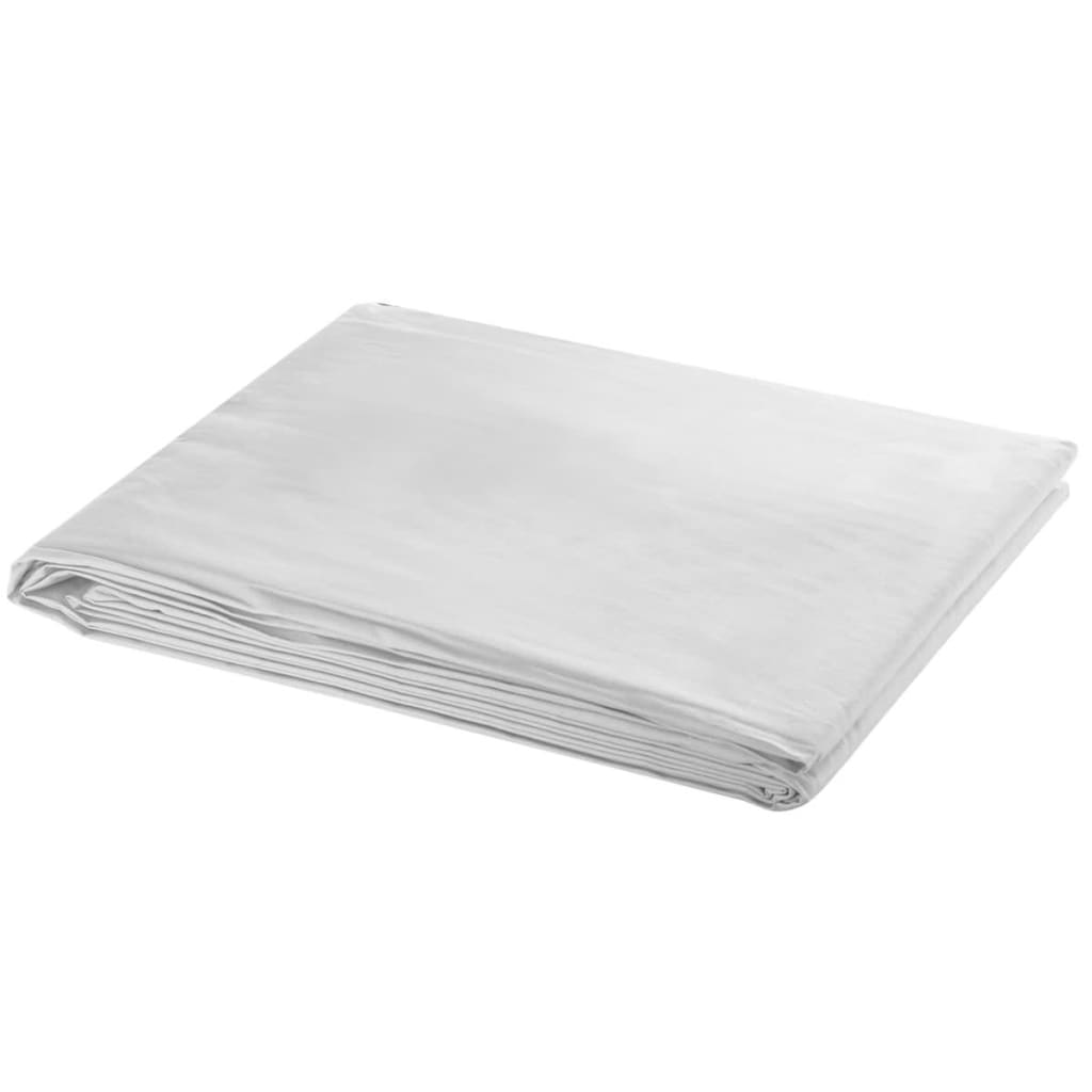 fotobaggrund uden stativ 300x300 cm bomuld hvid