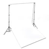 fotobaggrund uden stativ 300x300 cm bomuld hvid