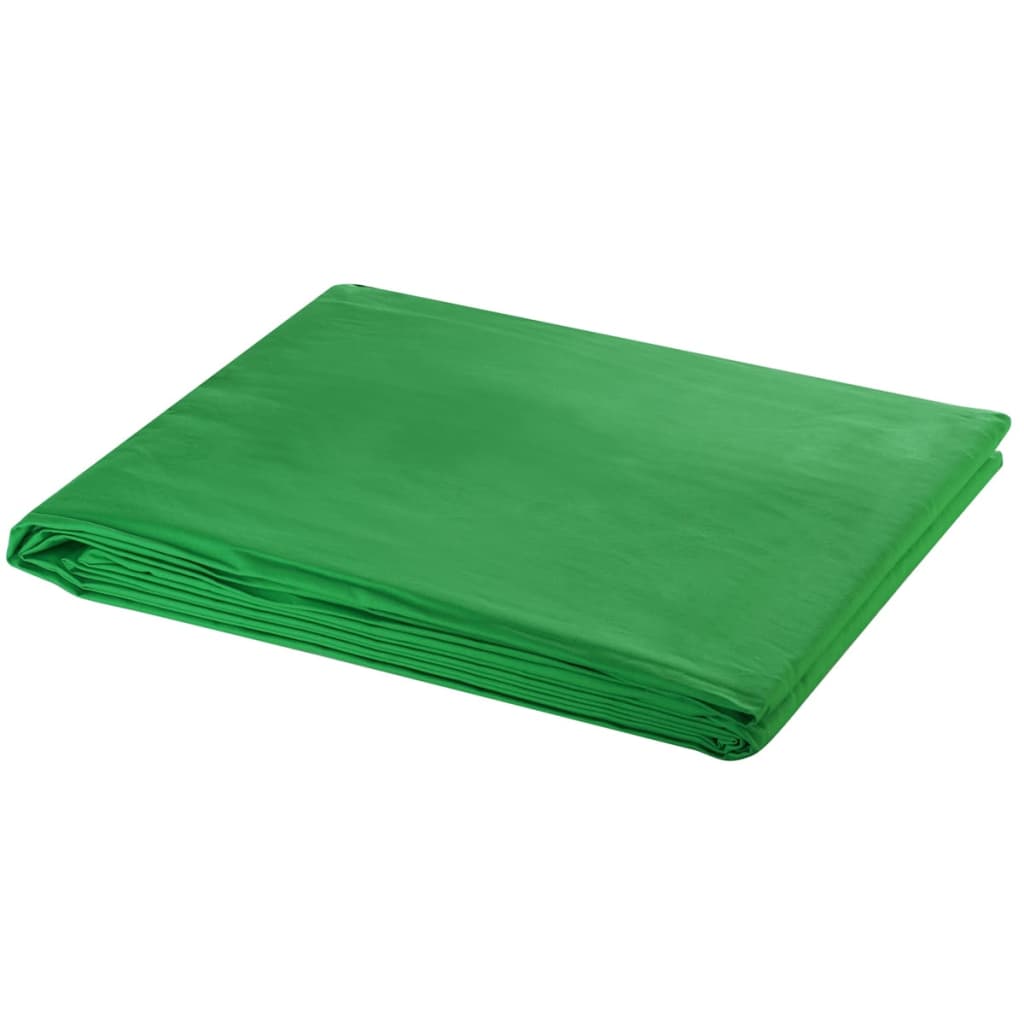 fotobaggrund uden stativ 500x300 cm bomuld chroma key