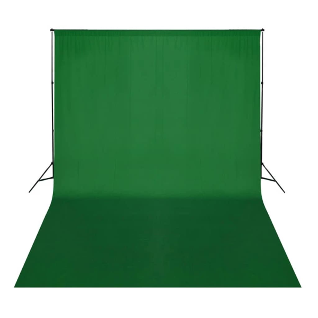 fotobaggrund uden stativ 500x300 cm bomuld chroma key