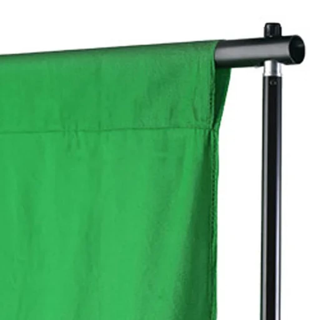 fotobaggrund uden stativ 500x300 cm bomuld chroma key