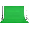 fotobaggrund uden stativ 500x300 cm bomuld chroma key