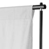 fotobaggrund uden stativ 600x300 cm bomuld hvid