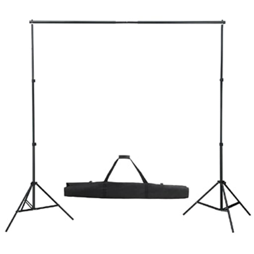 stativsystem til fotobaggrund 300 x 300 cm hvid