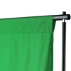 stativsystem til fotobaggrund 500 x 300 cm grøn