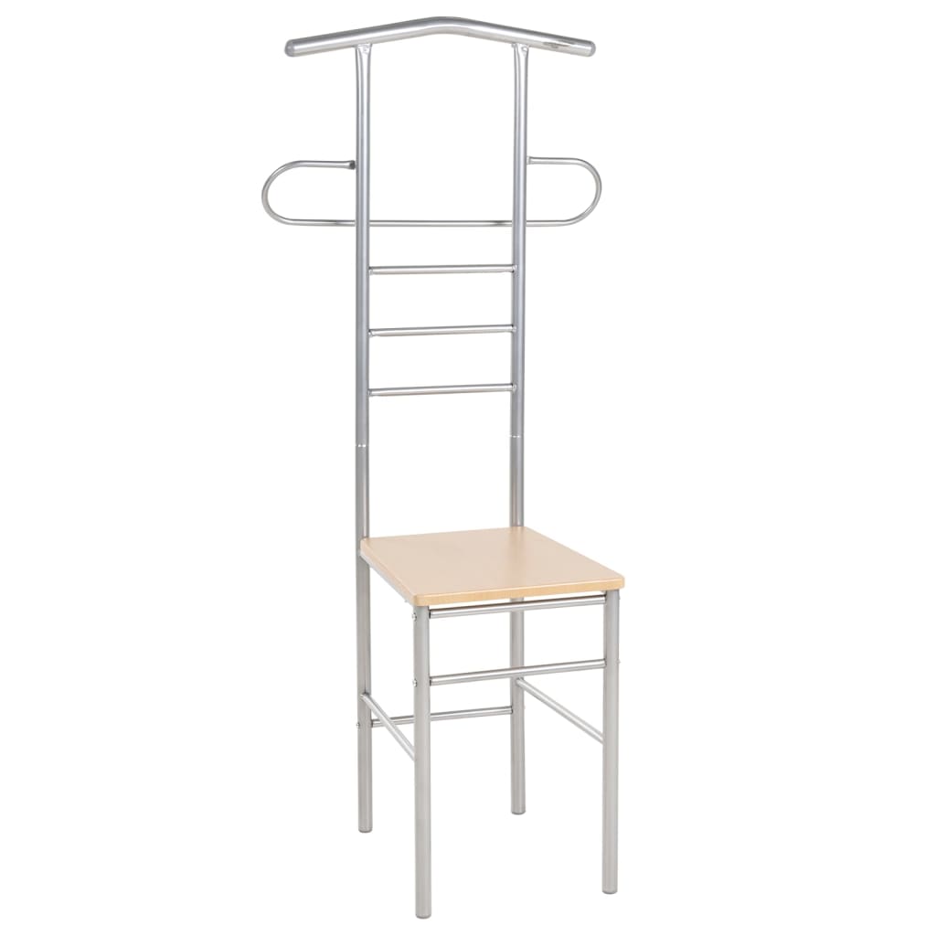 stumtjener med stol 2 stk. metal