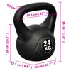 Kettlebell plast hus 24 kg