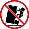foldeskab 2 stk. sort
