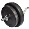 curlstang med vægte 30 kg