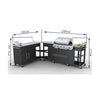 gasgrill 4 + 1 grillzoner