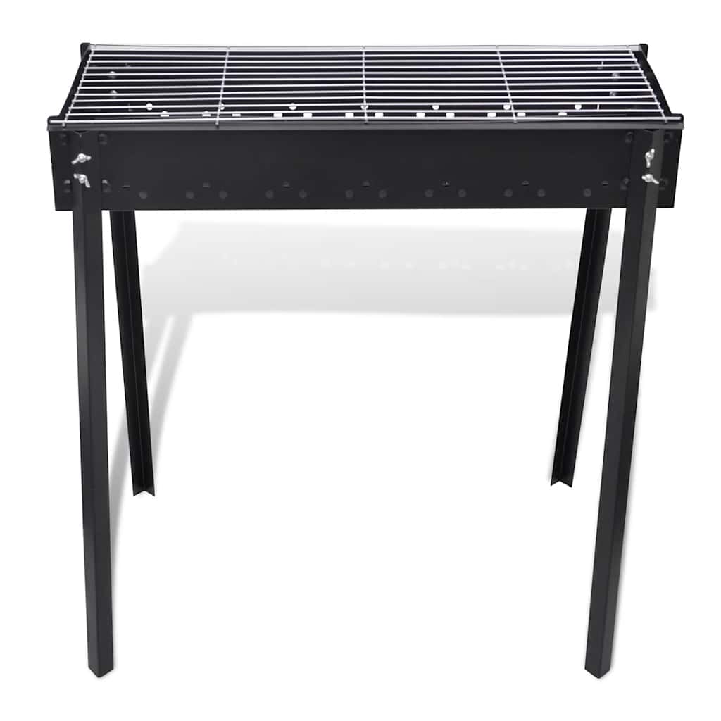 firkantet kulgrill 75 x 28 cm