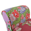 Patchwork bænk i blomsterdesign