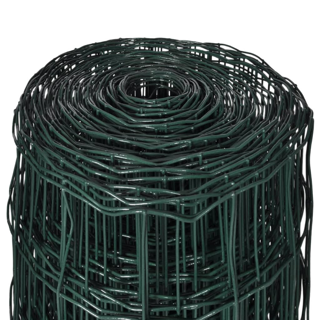 eurohegn 10 x 1,5 m stål grøn