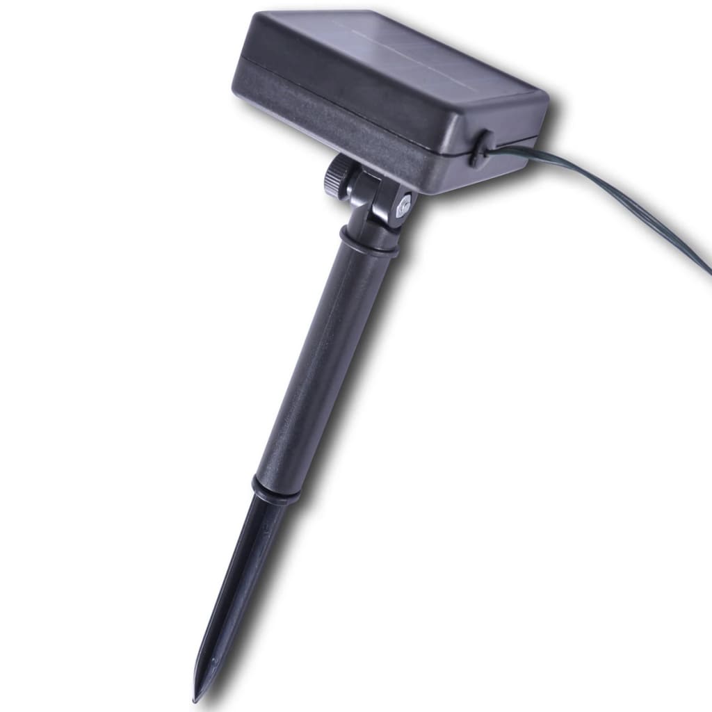 Bold af buksbomved, kunstklippede kunstige blade, 27 cm, med LED-kæde