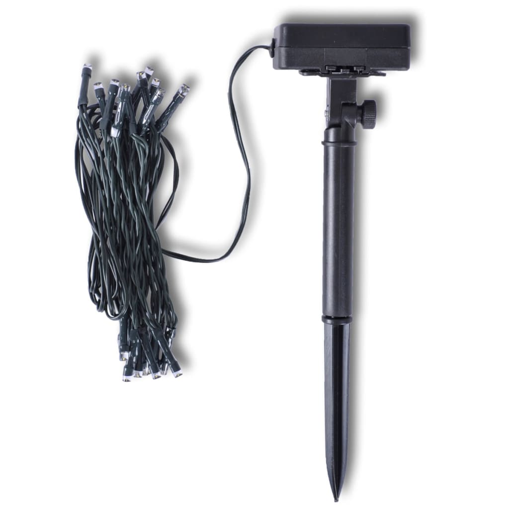 Bold af buksbomved, kunstklippede kunstige blade, 35 cm, med LED-kæde