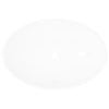 keramisk luksushåndvask oval hvid 40 x 33 cm