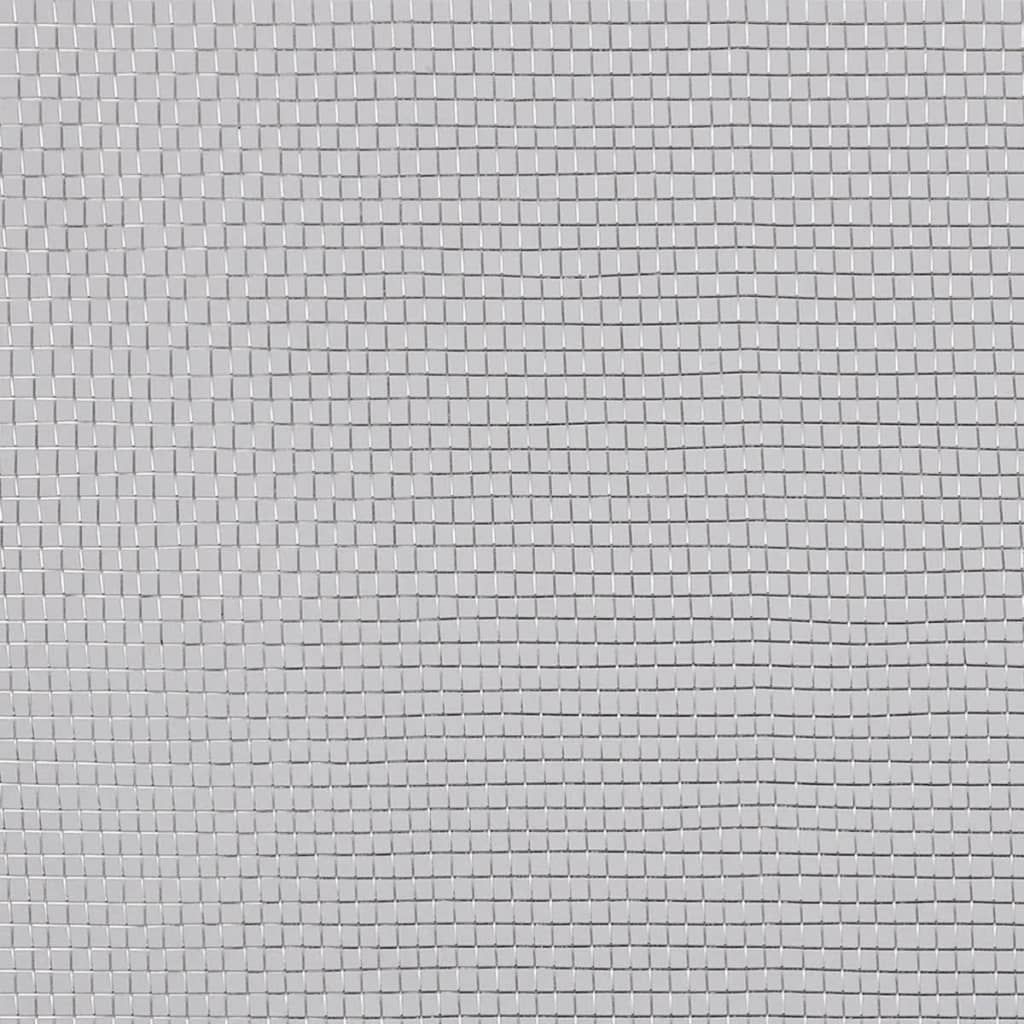 trådnet 100x500 cm aluminium sølvfarvet