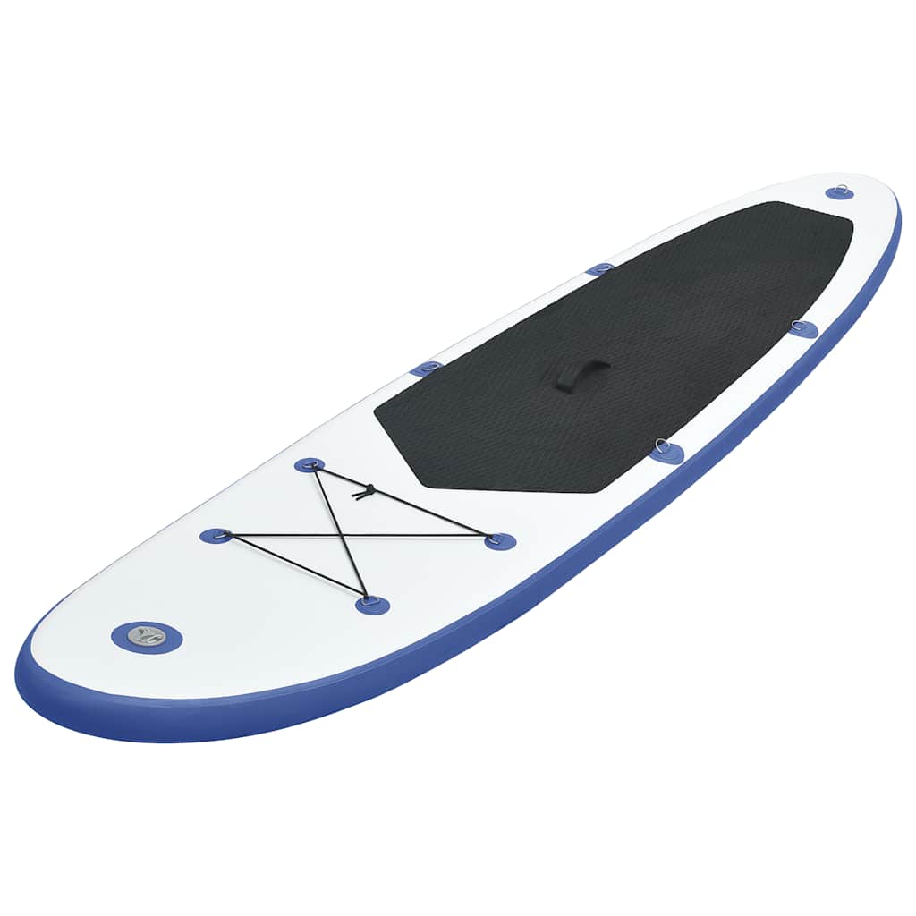 paddleboardsæt SUP oppusteligt blå og hvid