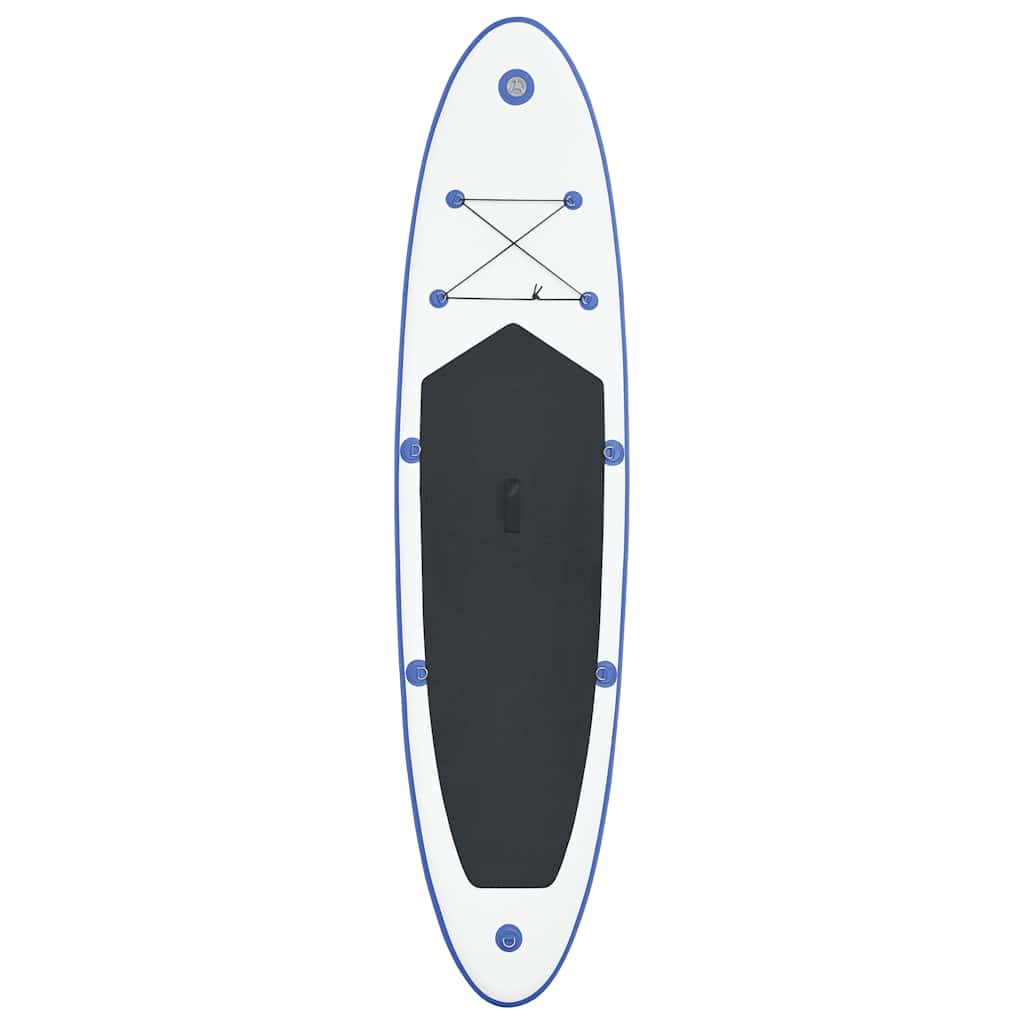 paddleboardsæt SUP oppusteligt blå og hvid