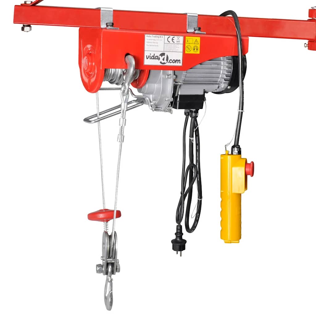 elektrisk hejseværk 1000 W 400/800 kg