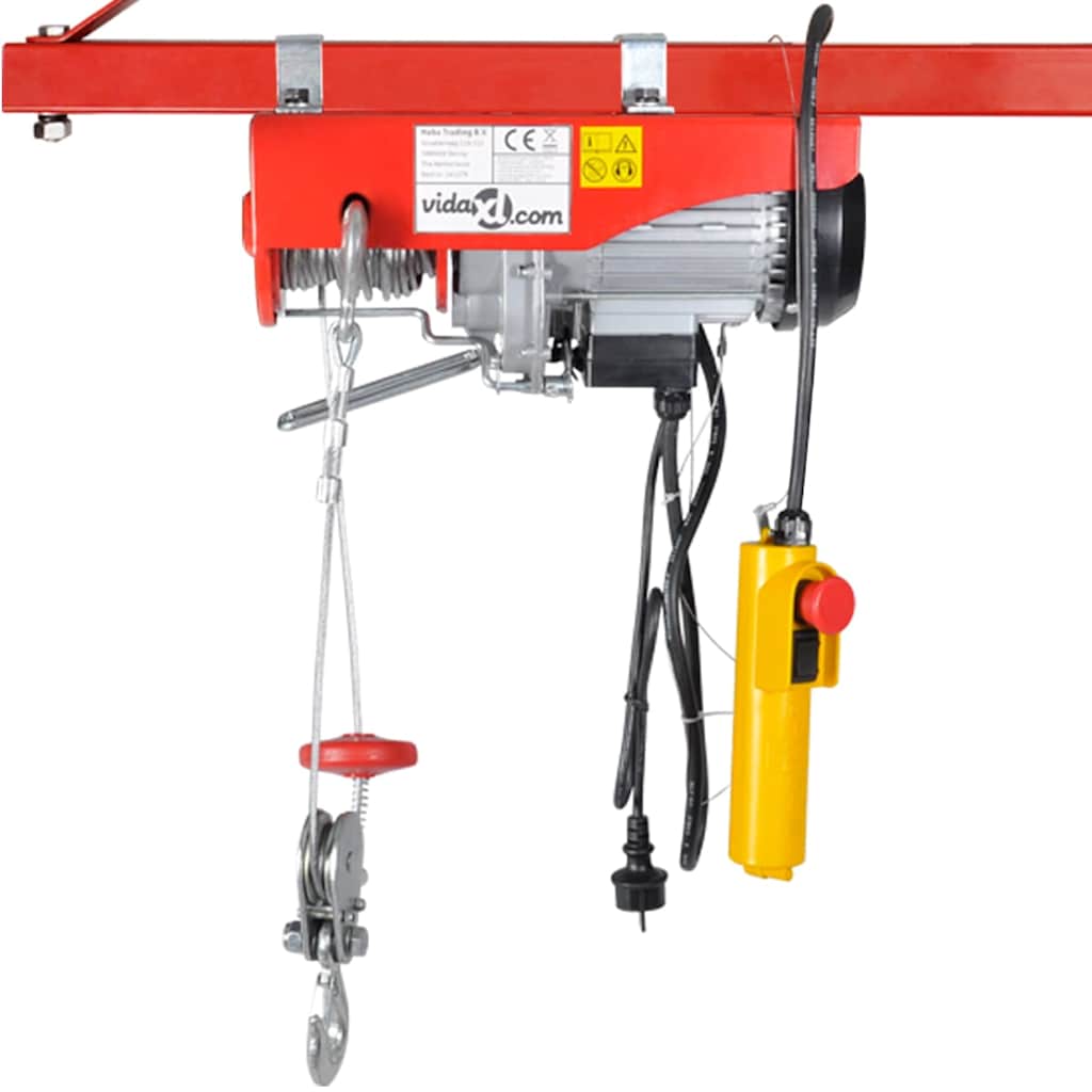 elektrisk hejseværk 1000 W 400/800 kg