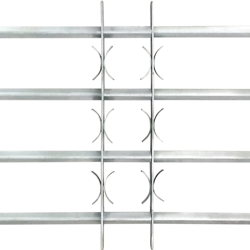 justérbart gitter til vinduer m. 4 tværstænger 700-1050 mm