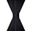 2 stk Sort Blackout Gardiner 135 x 245 cm