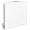 sammenklappeligt campingbord justérbart aluminium 120 x 60 cm