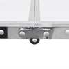 sammenklappeligt campingbord justérbart aluminium 120 x 60 cm