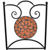 foldbare bistrostole 2 stk. keramik terracotta