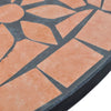 bistrosæt 3 dele keramikfliser terracotta
