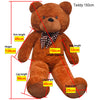 blød plysbamse XXL 135 cm brun
