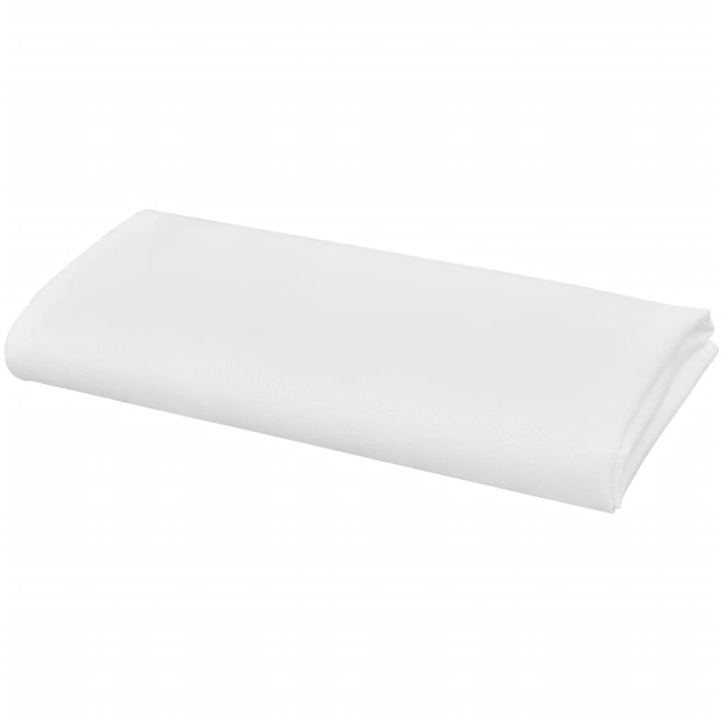 50 Middagsservietter Hvid 50 x 50 cm//