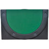 10 pers. pokerbord bordplade foldbar grøn