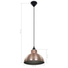 loftlamper halvkugle 2 stk. kobberfarvet