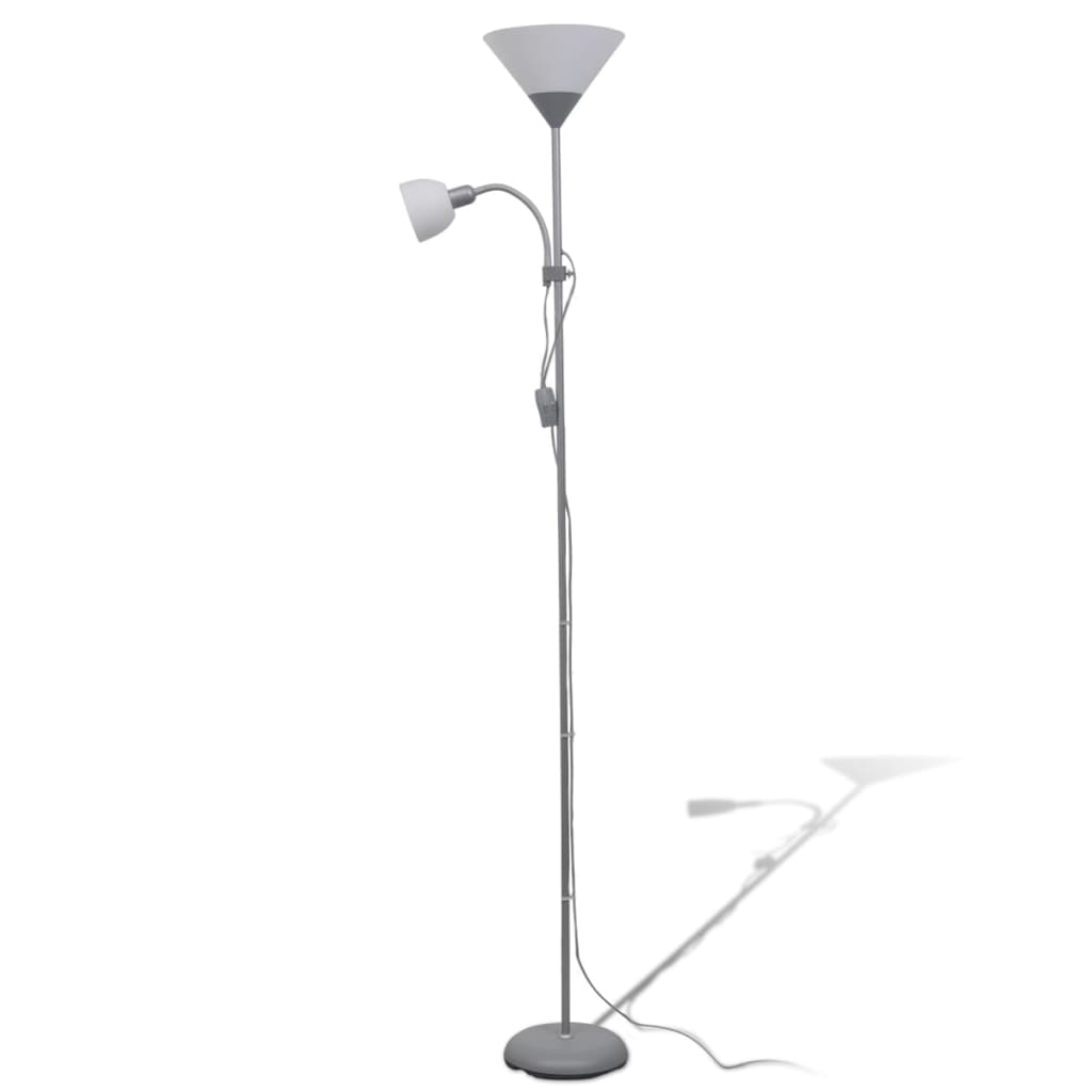 gulvlampe grå