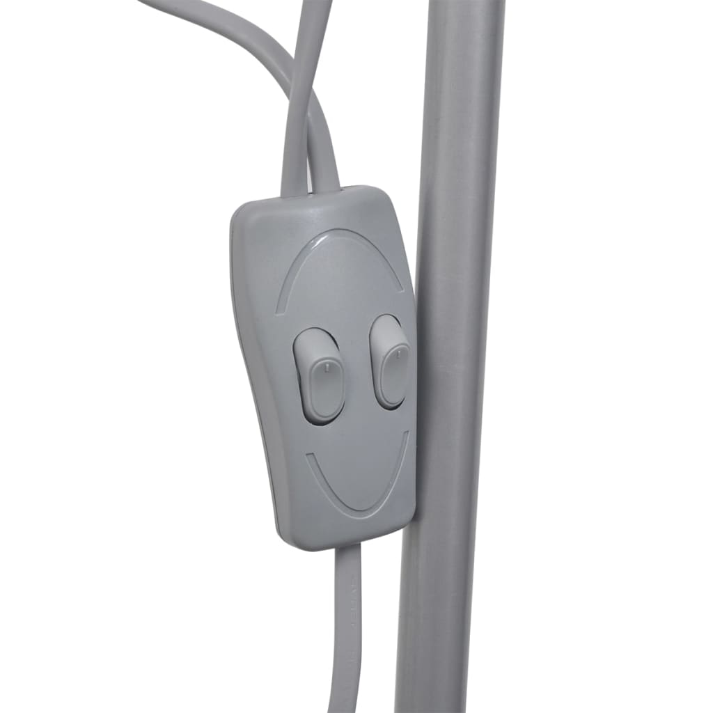 gulvlampe grå