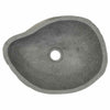 håndvask (37-46)x(29-36) cm oval flodsten