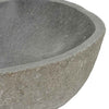 håndvask (37-46)x(29-36) cm oval flodsten