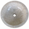 håndvask marmor  40 cm cremefarvet