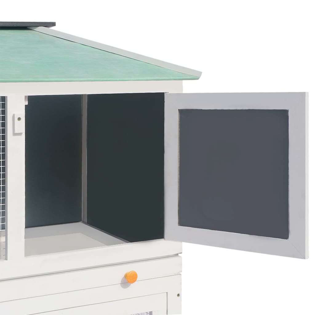 kaninbur i 2 etager træ