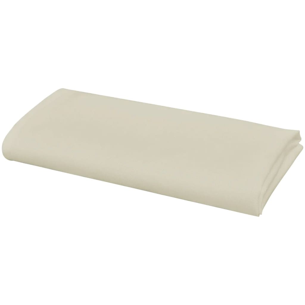 middagsservietter 50 stk. cremefarvet 50x50 cm