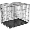 transportkasse til hund 63x44x50,5 cm metal sort 15001
